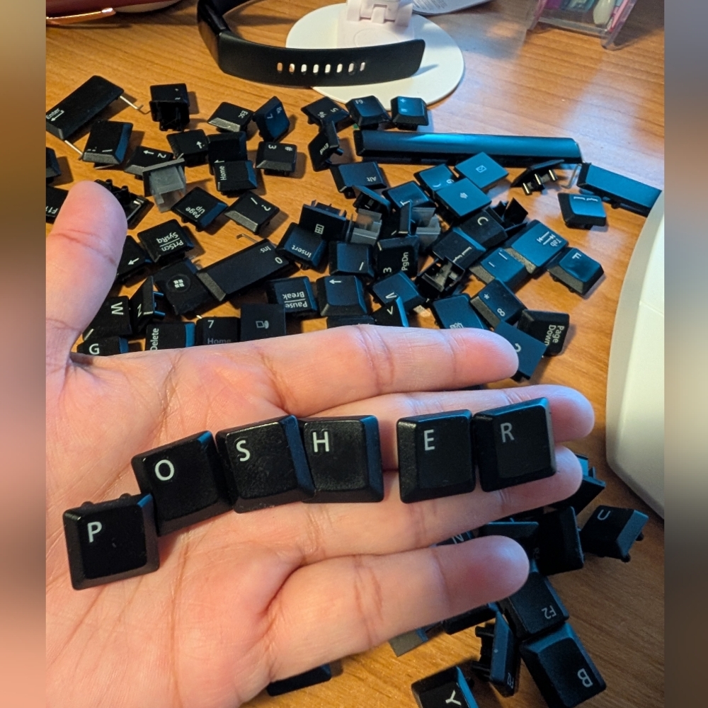 Black Keyboard Keycaps
